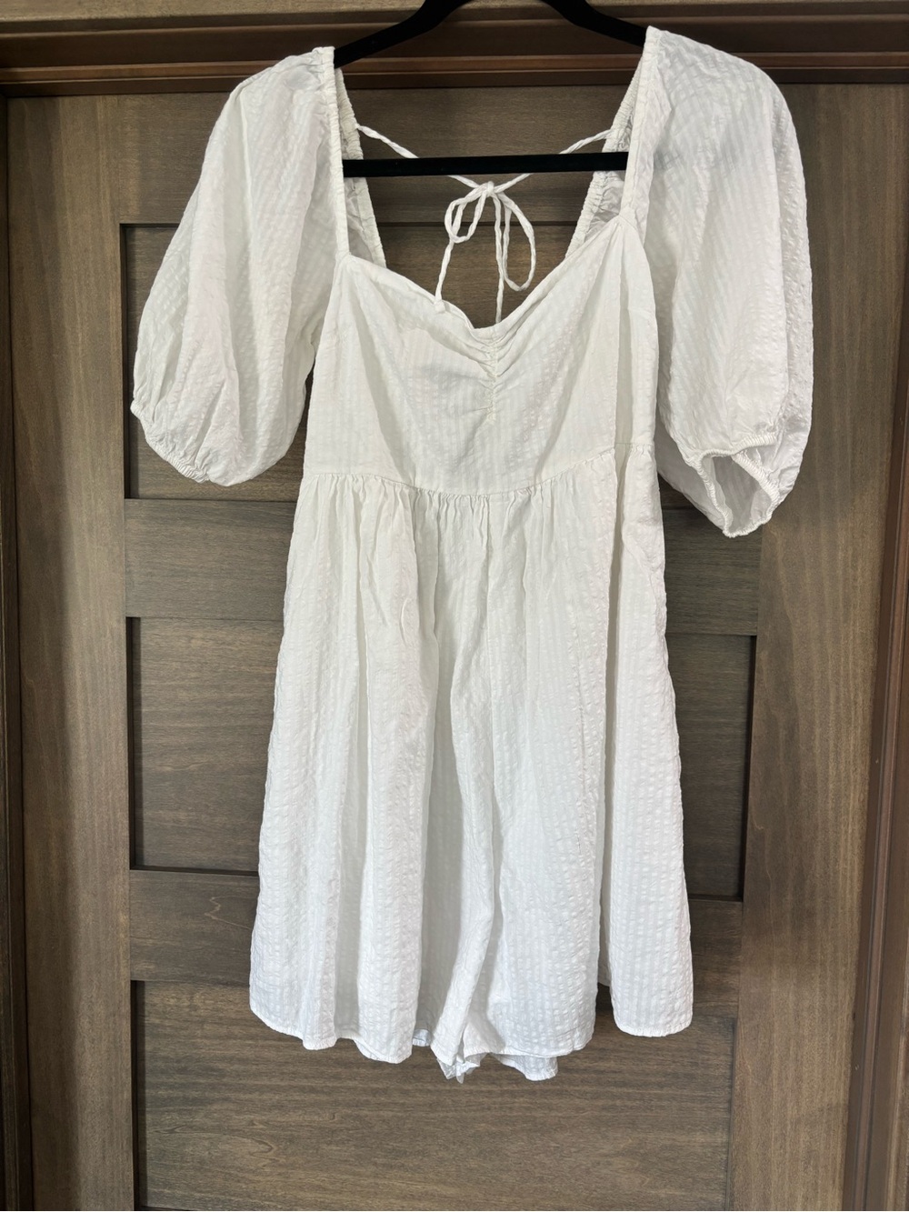 Abercrombie & Fitch White Romper